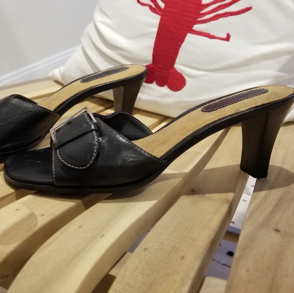 ROCKPORT new Slide Sandal black leather - Picture 1 of 6